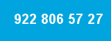922 806 57 27 922 806 57 27